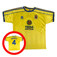 VILLARREAL 1998/99 LUANVI Home Football Shirt M 90s Spain Vintage Soccer Jersey