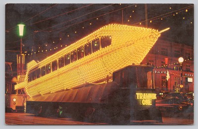 s23164 Illuminations Rocket Tram Blackpool England NPO Dexter Postkarte
