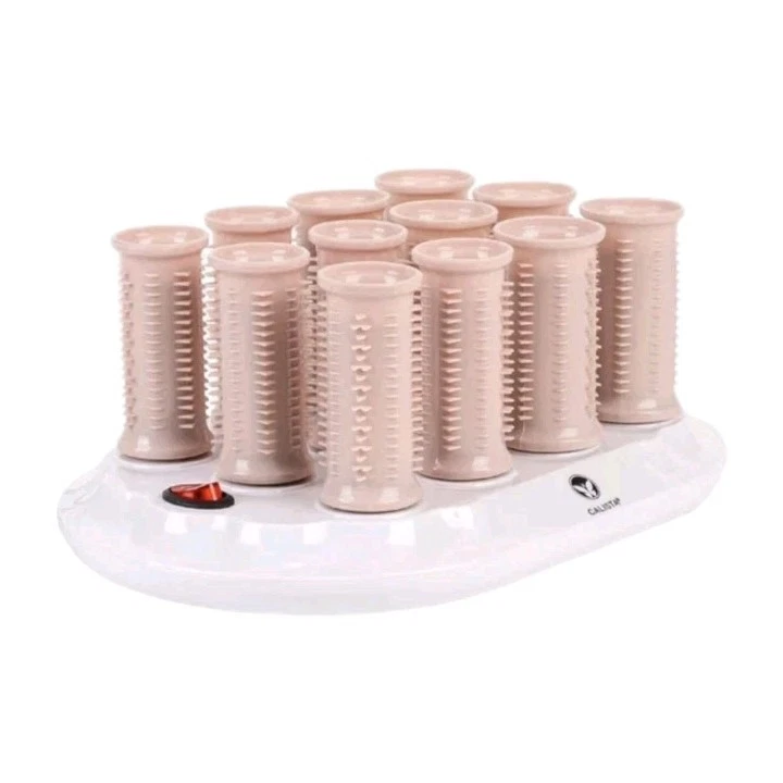 Calista Tools Ion Hot Rollers 12 - 1" Corto, 1.25" Clips Medianos Rosa Foto 4 de 4