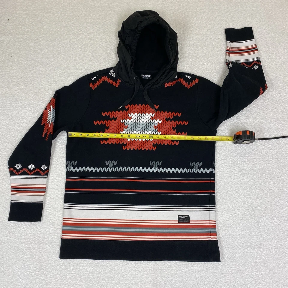 TRUKFIT Pullover Sudadera con Capucha Azteca Para Hombre Talla Grande Lil Wayne Rojo y Negro Foto 4 de 4