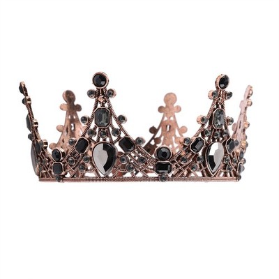 Queen Crown Cake Topper Metal Pearl Baroque Style Cake Toppers Wedding Cake US