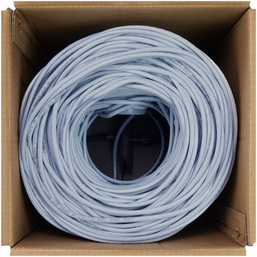 CAT5e 500FT UTP Kabel Solid 24AWG Grau Netzwerk Ethernet LAN Bulk Wire RJ45 - Bild 3 von 4