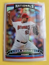 2006 Topps Chrome Baseball Refractors #153 Livan Hernandez -Washington Nationals
