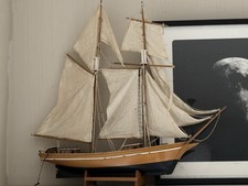 Nautical Vintage Sailing Boat Model Pond