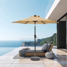 7.5ft Outdoor Patio Umbrella - Market Table Pool Deck Umbrella UPF50 UV Prot...