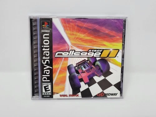 Rollcage Stage II 2 PS1 PlayStation Black Label Complete W/ Reg Card Free Ship