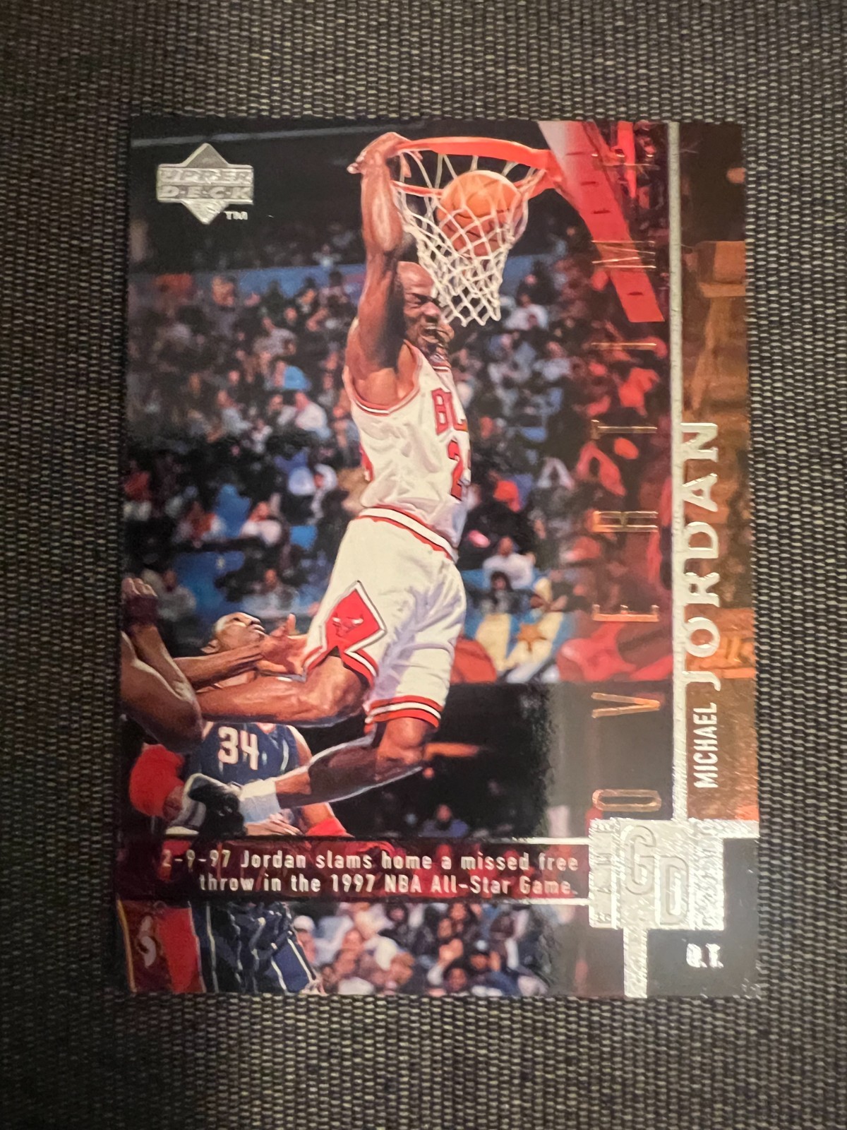 1997-98 Upper Deck Basketball Chicago Bulls Michael Jordan #316