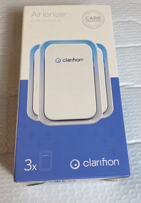 Clarifion Negative Ion Generator - Pack of 3