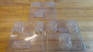 Soap Molds. Milky Way Molds. Goat, Heart Swirl, Hummingbird. 3 Sheets