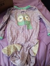 Carter's Micro Fleece Footed Blanket Sleeper Size 18 Months