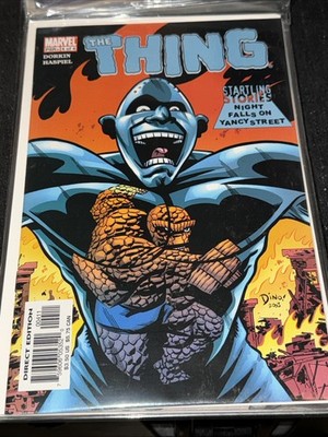 THE THING : STARTLING STORIES - NIGHT FALLS OF YANCY STREET #4 Dorkin 2003 VF/NM