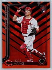 2025 Topps Update Series Eric Yang #US168 Holiday Foil (RC) Rookie Reds MLB