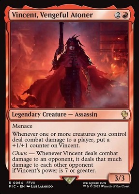 MTG Commander FIN R Vincent, Vengeful Atoner #0064