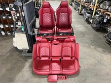 2018-2024 B9 Audi S4 Full Seat Set Front Rear Magma Red Leather Tl
