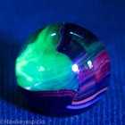 JABO *DEMONSLAYER Striated Oxblood Lutz Lined Marble 9/16" Mint Hawkeyespicks sg — photo 4