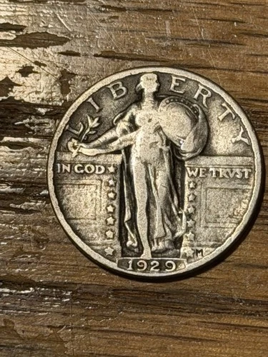 1929 Standing Liberty Quarter VF/XF details