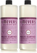 Mrs. Meyer’s Multi-Surface Cleaner Concentrate Peony, 32 Oz - 2 Pack