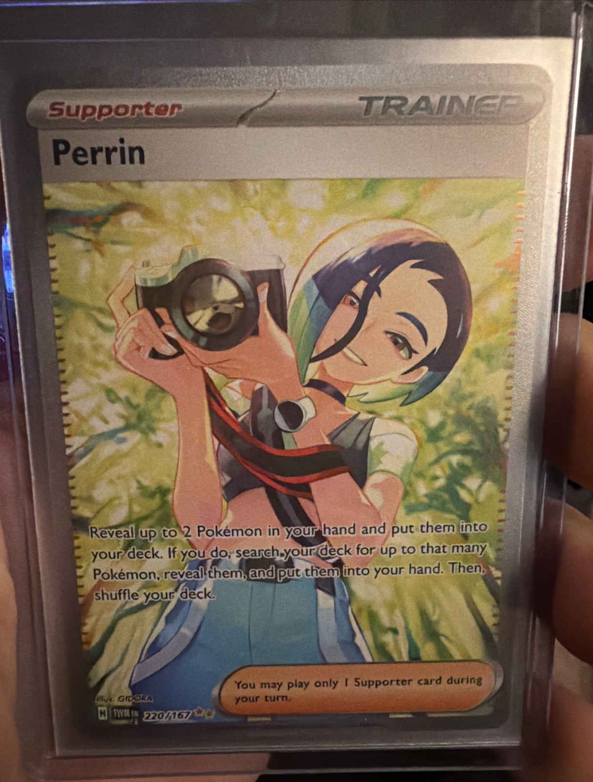 Perrin 220/167 Sv06: Twilight Masquerade Full Art Holo Double Rare