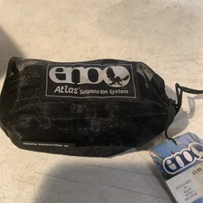Eno Atlas Suspension System Hammock Straps Black