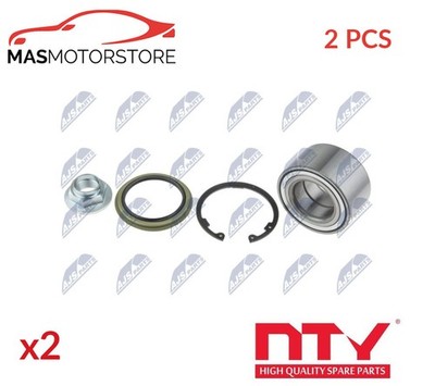 RADLAGERSATZ RADLAGER SATZ VORNE HINTEN NTY KLP-MZ-012 2PCS V NEU OE QUALITÄT