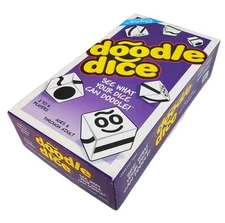 Doodle Dice Picture Making Yahtzee Style Party Family Dice Game 