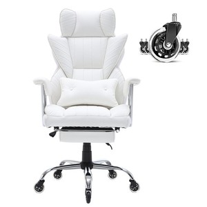 Président du bureau exécutif chaise de bureau inclinable avec repose-pieds 90-120°Rocking