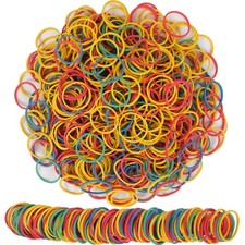 Rubber Bands Size 10 Elastic Rubber Band Multicolor 750pcs small Rubber Bands...