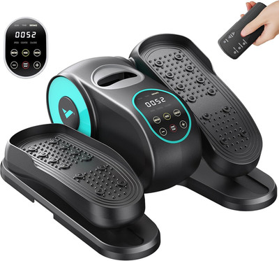 under Desk Elliptical Machine, Leg Exerciser While Sitting for Seniors with 12-S