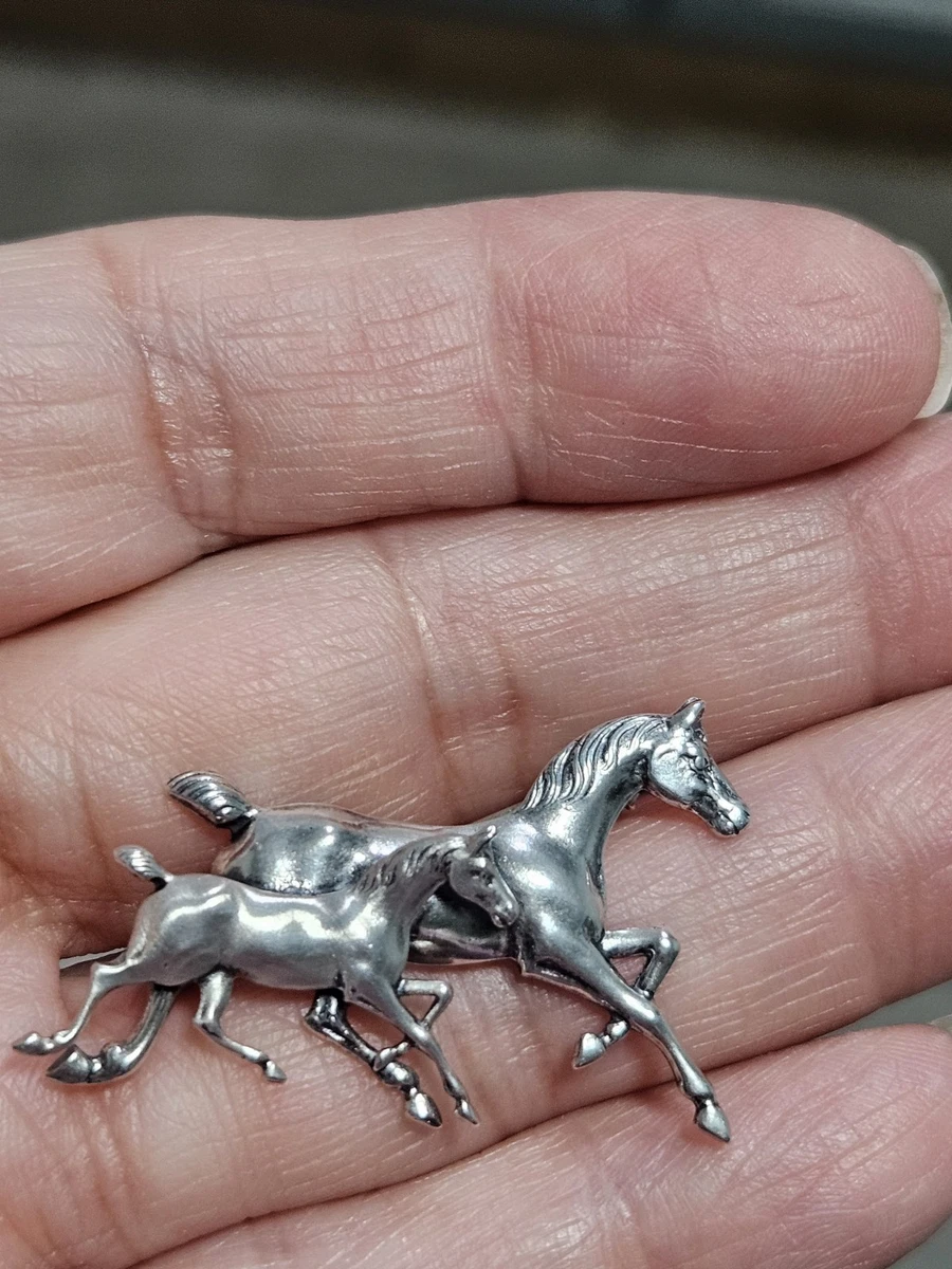 Horse Brooch In Retro Fine Pins & Brooches for sale | eBay