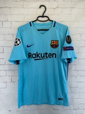 BARCELONA SPAIN 2017 2018 REMAKE AWAYE SOCCER FOOTBALL SHIRT JERSEY SIZE M