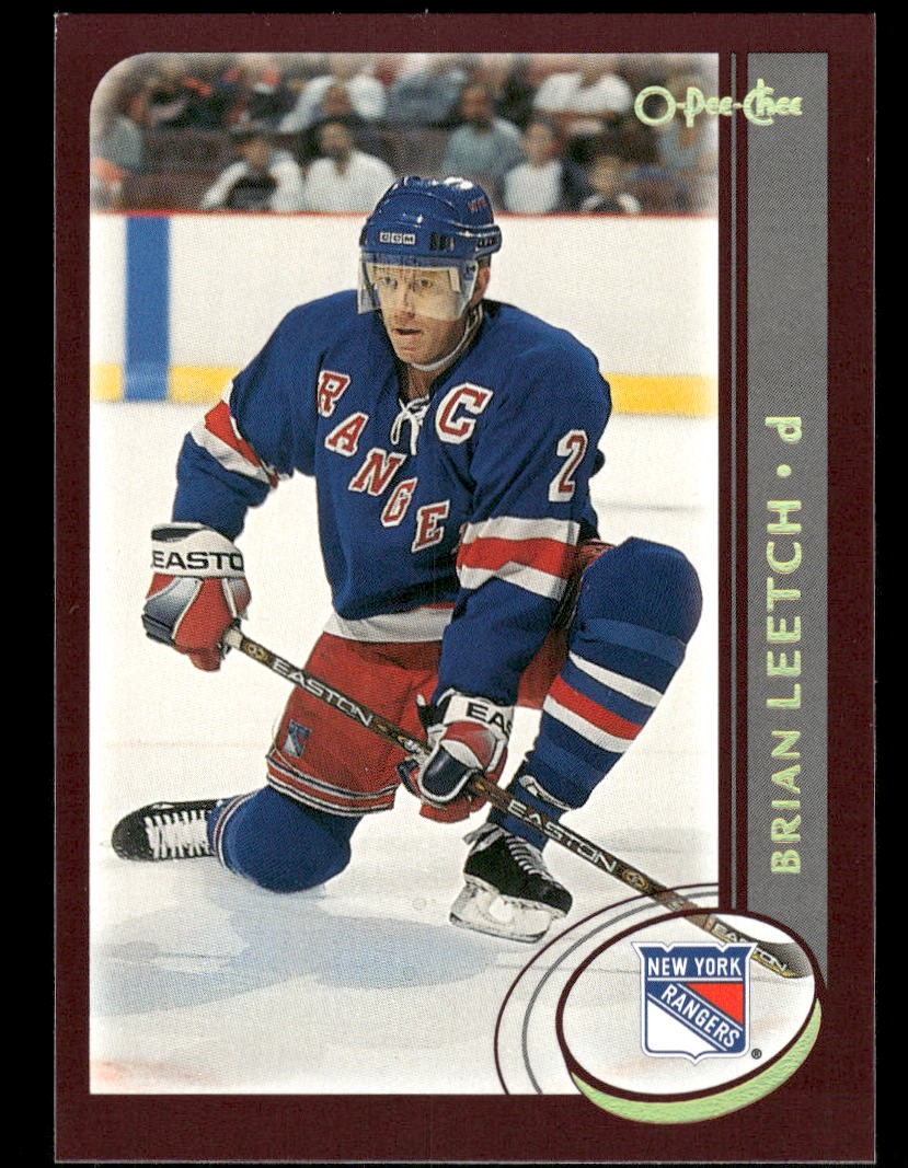 Brian Leetch 2002-03 O-Pee-Chee Factory-Set #57 New York Rangers NM