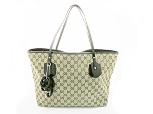 Sac fourre tout Gucci Jolly Gg beige/noir toile/puté 211975 D3