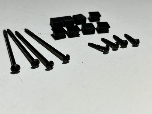 Sony PlayStation 2 PS2 Fat Case Screws Set Of 8 & Rubber Feet Covers - FREE SHIP - Picture 2 of 2