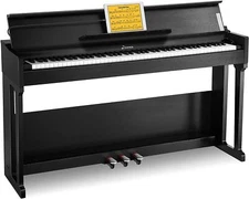 Donner DDP-90 Digital Piano Keyboard 88 Key Hammer Action With Stand Cover Pedal