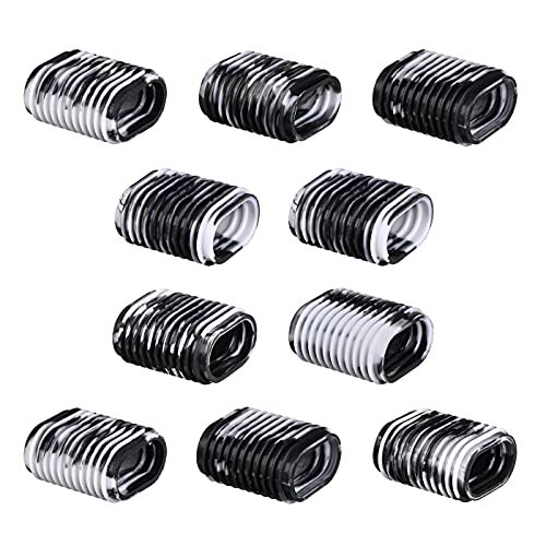 10Pcs Rubber Fishing Reel Handle Grip Cover Non-Slip Baitcaster Knob Sleeve 5 Pa