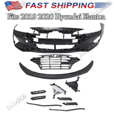 For 2019 2020 Hyundai Elantra FRONT BUMPER COMPLETE ASSEMBLY WITH GRILLS NEW
