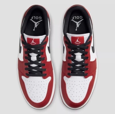 Size 12.5 - Nike Air Jordan 1 Low Golf Chicago 2022 Red White