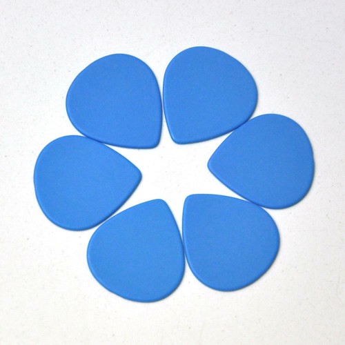 100 púas de guitarra de jazz Delrin con gota de agua pesada de 1 mm plectrums azul - Imagen 3 de 4