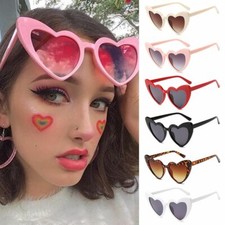 Sunglasses UV400 Protection Heart-Shape Sunglasses Eyewear Vintage Sunglasses