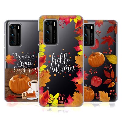 HEAD CASE DESIGNS AUTUMN ILLUSTRATION SOFT GEL CASE FOR HUAWEI PHONES 4