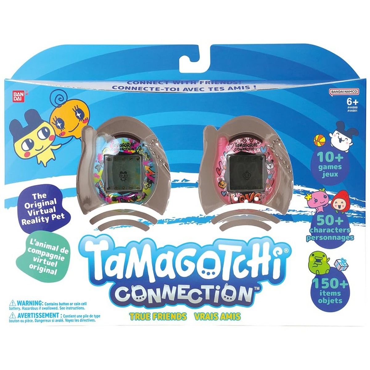 Tamagotchi Connection True Friends - Blue Graffiti and Pink