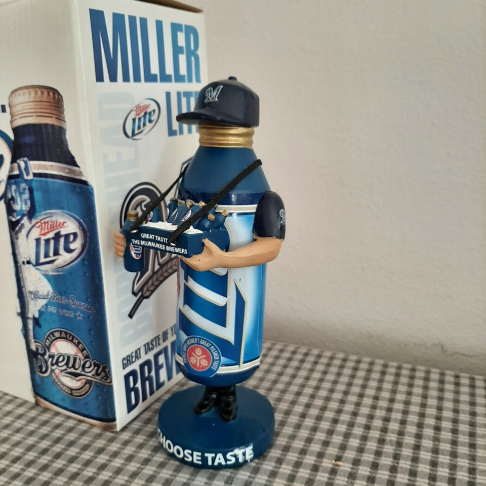 Milwaukee Brewers Bobble Head Year 2011 Official Miller Lite Beer