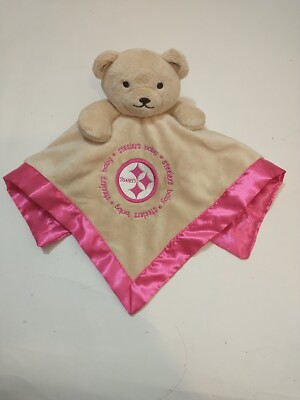 Pittsburgh Steelers Baby Fanatic Security Bear Blanket Lovely Plush