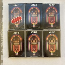 Time Life Your Hit Parade 1941-1945  1952 Cassette Tape Collection Lot Of 6