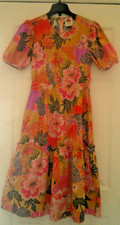 FARM RIO Anthropologie Maribel Tropical Print  Dress Size Small S
