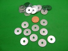 Penny repair mudguard washers, small M4 x 20mm, small hole, pack 50,zinc plated