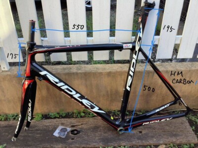 RIDLEY HELIUM HM 2013 Carbon Road Bike Frame Set Size M Free