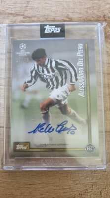 Alessandro Del Piero Auto Topps Lost Rookie Juventus Turin Legend