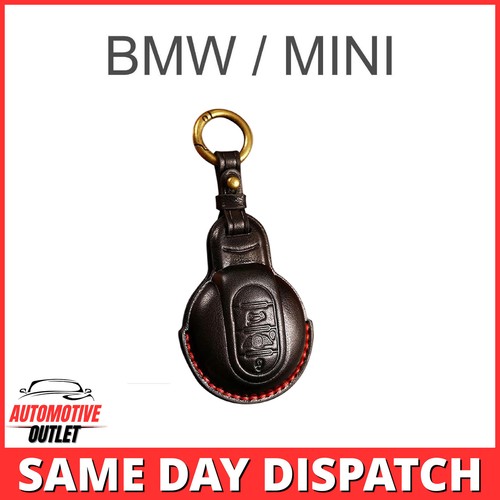 REMOTE KEY COVER FOB CASE LEATHER FOR BMW MINI CLUBMAN COOPER ONE S COUNTRYMAN