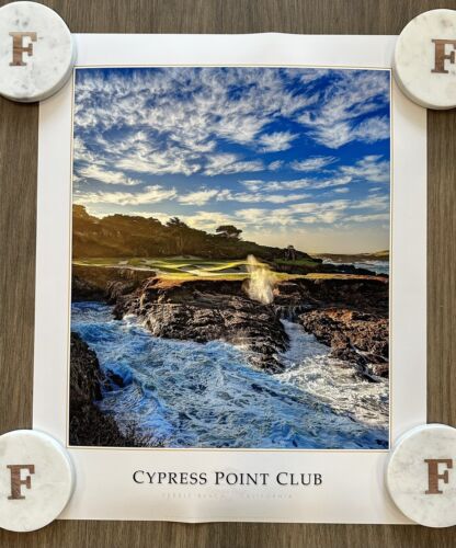 CYPRESS POINT GOLF CLUB 15TH HOLE GICLEE PRINT 16x20 NEW RARE COLLECTORS EDITION - Picture 1 of 4